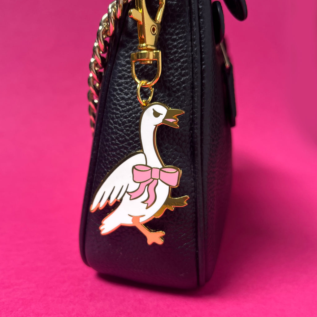 Angry Goose keychain - bag charm – Rather Keen