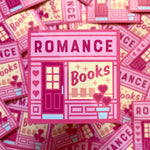Romance Bookstore vinyl sticker - Romance bookshop