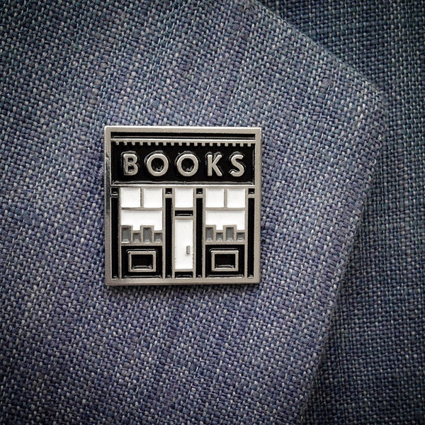 Book Shop enamel pin - the original! - by Rather Keen