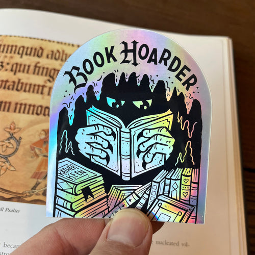 Book Hoarder sticker by Rather Keen