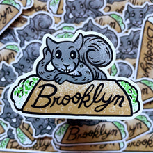 Brooklyn cannoli squirrel sticker