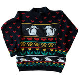 Adele Cat and Mouse sweater - medium