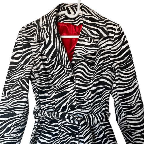 Mob wife zebra coat - medium