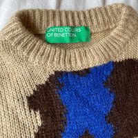 United Colors of Benetton leopard sweater - L - XL