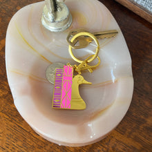 Duck Bookend bag charm - keyring
