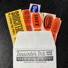 Suggestive Stickers from Innuendo's Deli