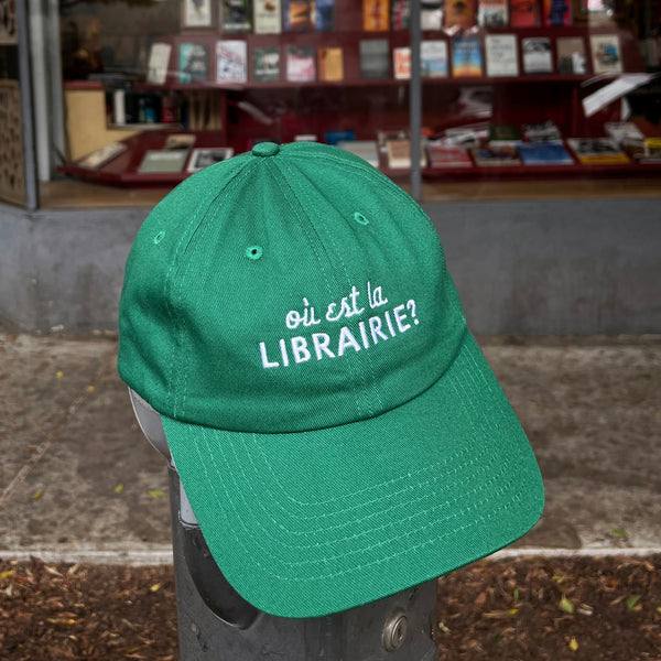 green Where is the Bookstore hat by Rather Keen