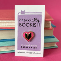 Book Lover enamel pin