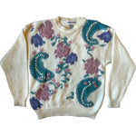 Paisley sweater - L