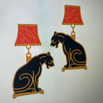 Panther Lamp earrings