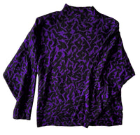 Purple Leopard sweater - medium