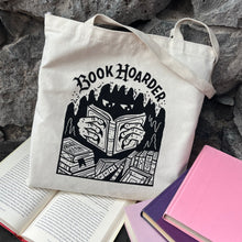 rather keen book hoarder tote bag