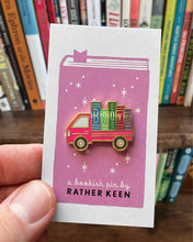 Book Truck pin - Bookmobile pin