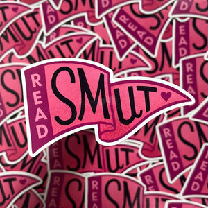 Read Smut vinyl sticker - Romance bookshop