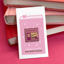 Romance Bookshop enamel pin - romance lover pin - romance books pin