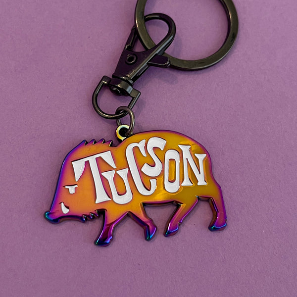 Tucson Javelina keychain