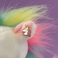 Unicorn earrings by Rather Keen