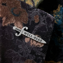 Well-Read Sword pin