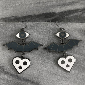 Spooky Earrings - bat earrings