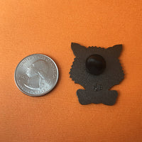 vintage halloween cat pin
