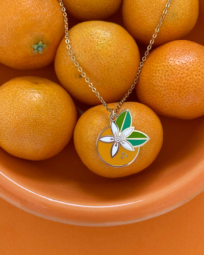 Orange Blossom necklace by Rather Keen.
