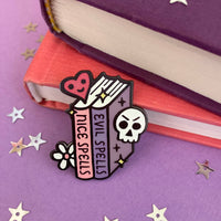 Spell Books enamel pin