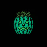 Cactus Jack-o-Lantern glow-in-the-dark enamel pin