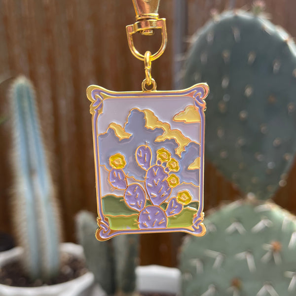 prickly pear keychain by rather keen