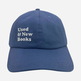 Used & New Books hat in blue