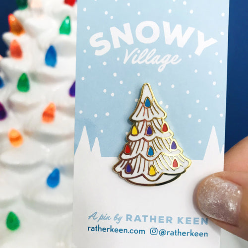 Cute Christmas Tree enamel pin